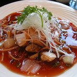 榮鳳 - 白身魚の甘酢あんかけ