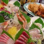 Hamabe - 宴会用大皿料理例