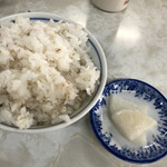 とんちゃん - 麦飯とお新香