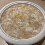 Fujiedashisenhantenandogadenzu - フカヒレと蟹肉の芙蓉スープ(小盆)