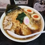 塩そば専門店 桑ばら - 鴨胸腺と揚げ玉の和風中華そば