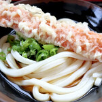 古奈や - 適度に天ぷら衣がついていて、 ぶっかけ出汁に浸して美味しく食べれました。