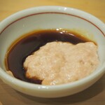 菊水鮓 - カワハギ 肝醤油