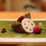 日本料理 たかむら - 秋田錦牛の牛タン