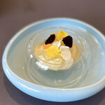 プレゼンテ スギ - 黒文字風味のパンナコッタ