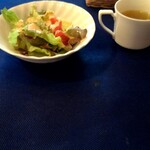 懐花亭 - サラダとスープ