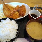 隠れ家 四季 - ミックスフライ定食