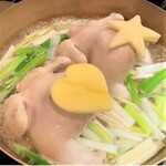 DAKKANMARI DINING - 鶏2羽のお鍋はハート＆星でお出ししています！