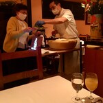 ラ・コメータ - 削ったチーズ