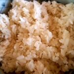 牛たん にし - 牛たん定食の麦飯