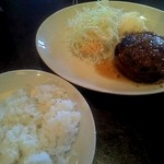 ビストロ - ヘルシーハンバーグとライスのセット