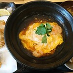 Shin Shin - 天津飯＋唐揚げセット