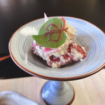 百楽荘 - フルーツの白和え！