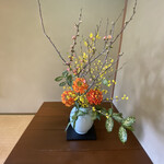 百楽荘 - 広間のお花