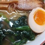 麺や横丁 縁日 - ホウレン草、味玉☆