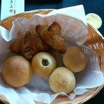 ふきよせ - Ｂセット珈琲、デザートパン付き（６００円）。