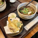 蕎麦切り 翁 - 料理写真:天ぷらそば