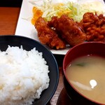 情熱食堂 - 唐揚げ定食¥720