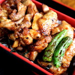 おが和 - 焼き鳥重（普通盛り）