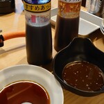 Ramu To Yakiniku No Abechan - タレは2種類、スタミナの方が味濃くて美味しかった