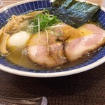 らぁ麺 桃の屋 - あっさり塩らぁ麺(味玉トッピング)