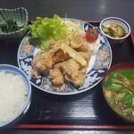 すが忠 - ◆「鶏唐揚げ定食」