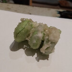 天ぷら 元吉 - 空豆