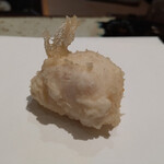 天ぷら 元吉 - 河豚の白子