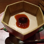 天ぷら 元吉 - ほうじ茶プリン