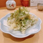 寿しの いく味 - 白魚大葉巻天ぷら
