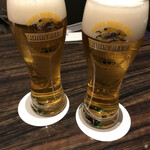 Nikuya Daizen - 乾杯ビール
