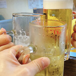 焼鳥酒場二代目おかちゃん - 大将と乾杯♪