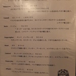 ピッツェリア エ トラットリア フォルティッシモ - ドルチェメニュー(’12.09月より)