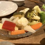 高田馬場ビール食堂 - 鎌倉野菜のピクルス