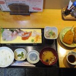 産直鮮魚・和菜食　さくらstyle - 産直鮮魚のお刺身定食＋追加