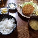 とんかつ那須乃 - ﾒﾝﾁかつ定食