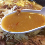 麺屋まる勝かっちゃんラーメン - 味噌スープ