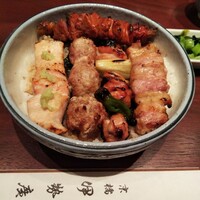 伊勢廣 京橋本店 - ランチ限定メニュー   焼鳥五本丼。