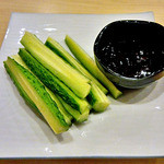 天ぷら処 こさか - 胡瓜味噌（２０１２年９月）