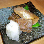 天ぷら処 こさか - イカ肝醤油漬（２０１２年９月）