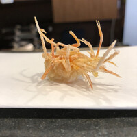 天ぷら 福たろう - 海老の頭