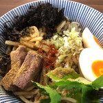 に干し屋 SINCHAN - 煮干まぜそば味玉付き！