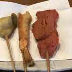 串むすび・琢 - キス、エビ、紅生姜