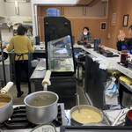 まるやま食堂 - ここに座りました