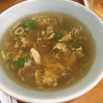 Riyuuhou - 添え物のスープは、口直しっぽい薄味です
