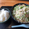 無鉄砲しゃばとん - 料理写真:豚そば＋ライス\(//∇//)\