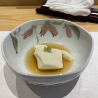 すし 副島康広 - 豆乳豆腐　あっさりしているが大豆の味を感じる⭐️⭐️⭐️⭐️