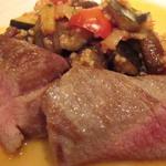 コート ドール - 茶露産仔羊のロースト　肉汁ソースとラタトゥイユ