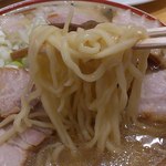 田中そば店 - 麺アップ