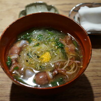 波濤 - 生ホタルイカにゅうめん